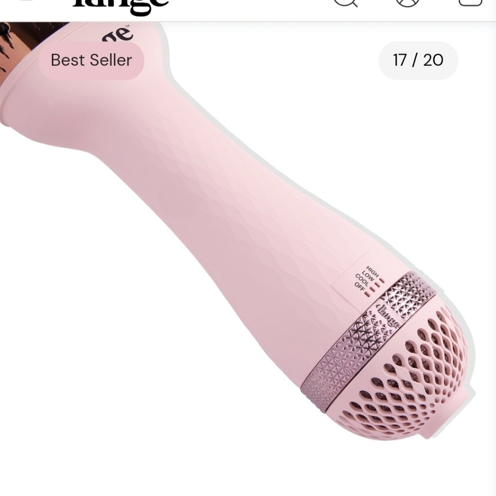 Lange Pink Hair Styling Tool